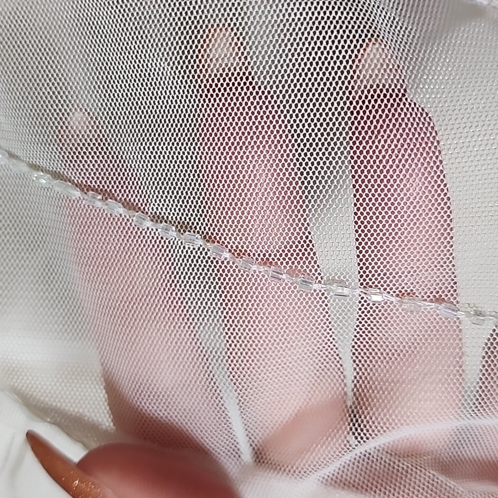 Aurelia's Designs Carmel Boutique Handmade White Sheer Top Blouse Fairycore - Picture 9 of 11